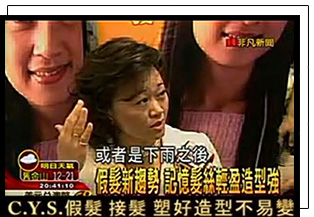抗菌記憶絲假髮